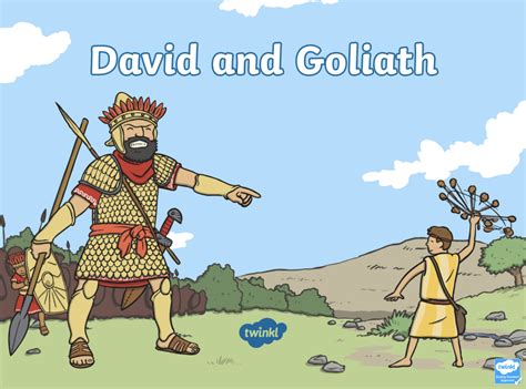 The stone struck <b>Goliath</b> in his forehead, and the Philistine fell face-down, to the ground, stone dead (as it were). . Facts about david and goliath